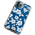 Blue and White iPhone 11 Pro Max Clear Case