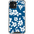Blue and White iPhone 12 Clear Case