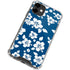 Blue and White iPhone 12 Clear Case