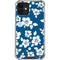 Blue and White iPhone 12 Mini Clear Case