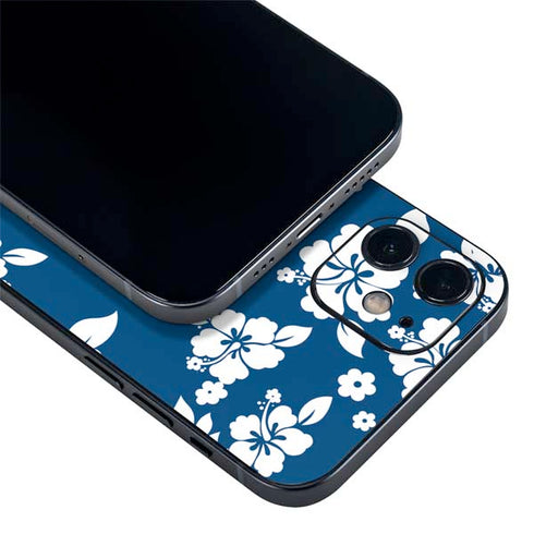 Blue and White iPhone 12 Mini Skin