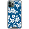 Blue and White iPhone 12 Pro Clear Case