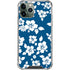 Blue and White iPhone 12 Pro Max Clear Case