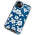 Blue and White iPhone 13 Clear Case
