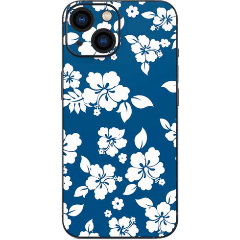 Blue and White iPhone 13 Mini Skin