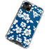 Blue and White iPhone 14 Clear Case