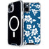 Blue and White iPhone 15 Plus MagSafe Case