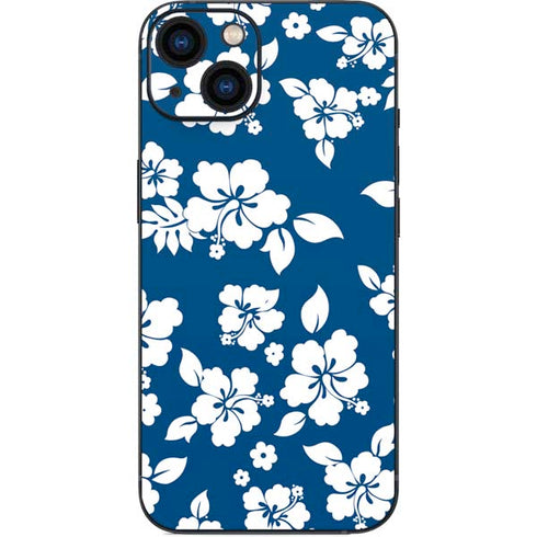 Blue and White iPhone 14 Plus Skin