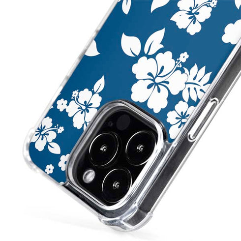 Blue and White iPhone 15 Pro MagSafe Case