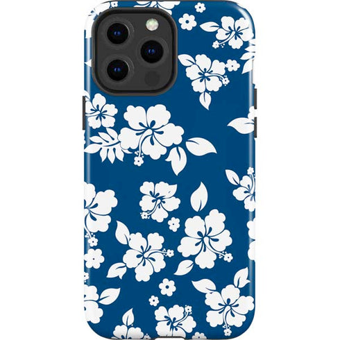 Blue and White iPhone 15 Pro Max Impact Case