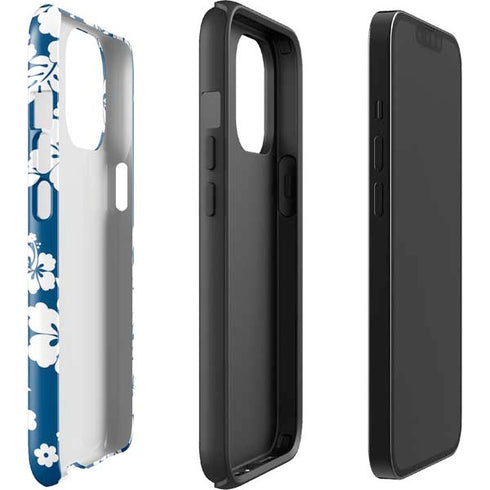 Blue and White iPhone 15 Pro Max Impact Case