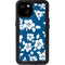 Blue and White iPhone 15 Plus Waterproof Case
