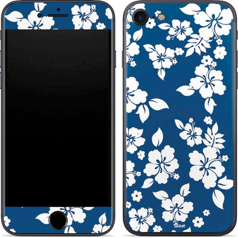 Blue and White iPhone 7 Skin