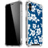 Blue and White iPhone XS Max Clear Case