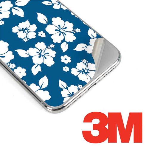 Blue and White iPhone XS Skin