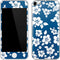 Blue and White Apple iPod Skin