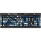 Blue and White K95 RGB PLATINUM Mechanical Gaming Keyboard Skin