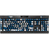 Blue and White K95 RGB PLATINUM Mechanical Gaming Keyboard Skin