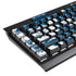 Blue and White K95 RGB PLATINUM Mechanical Gaming Keyboard Skin