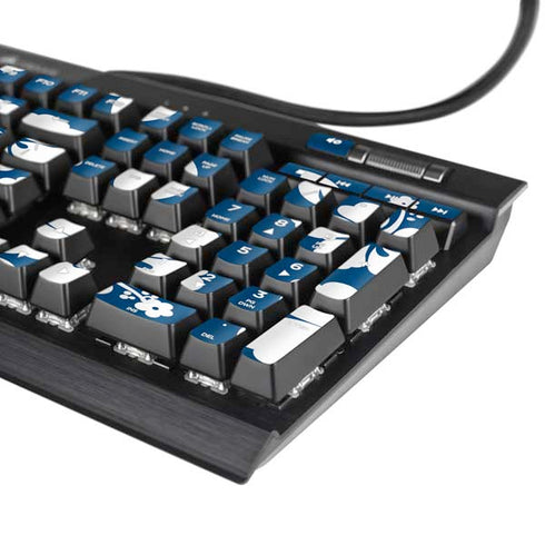 Blue and White K95 RGB PLATINUM Mechanical Gaming Keyboard Skin