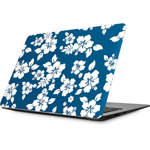 Blue and White Apple MacBook Skin