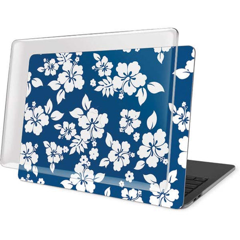 Blue and White MacBook Pro 13in (2020) Case plus Skin