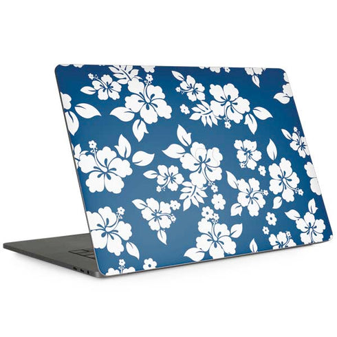 Blue and White Apple MacBook Pro 15-inch Skin