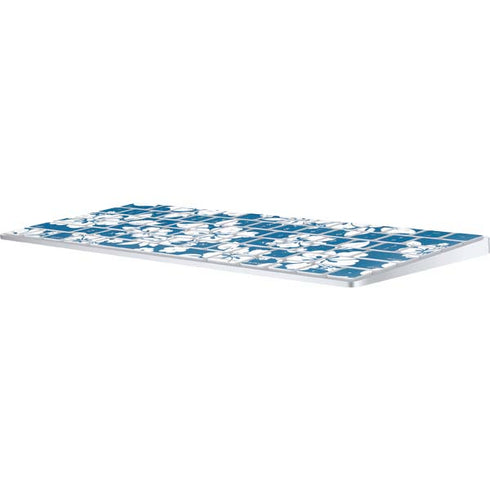 Blue and White Magic Keyboard Skin