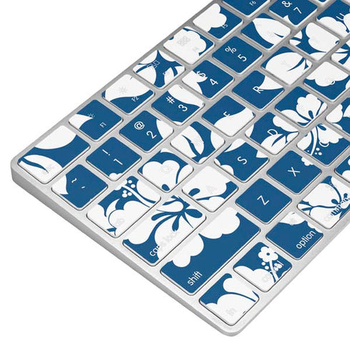 Blue and White Magic Keyboard Skin