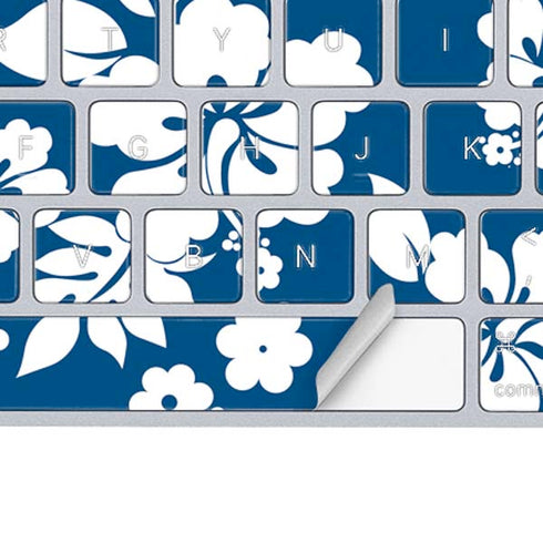 Blue and White Magic Keyboard Skin