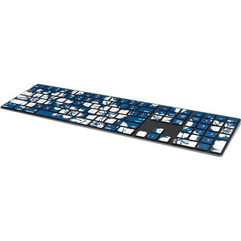 Blue and White Magic Keyboard with Numeric Keypad Skin