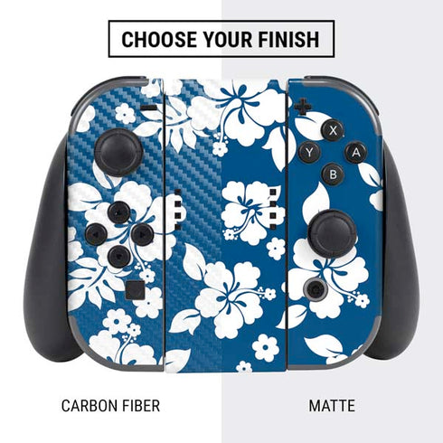 Blue and White Nintendo Switch Bundle Skin