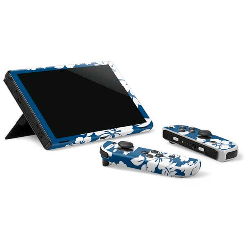 Blue and White Nintendo Switch OLED (2021) Skin