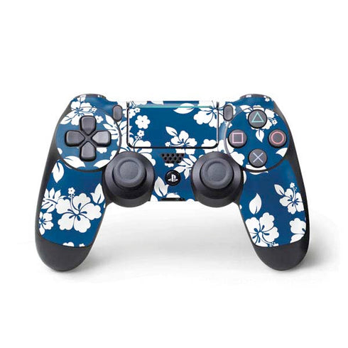 Blue and White PS4 Pro/Slim Controller Skin
