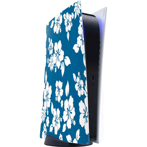 Blue and White PS5 Digital Edition Console Skin