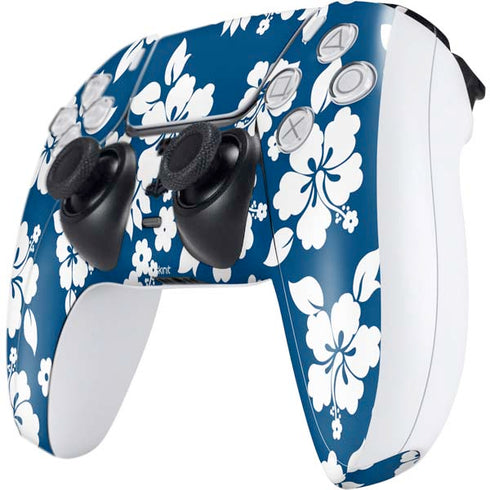 Blue and White PS5 Controller Skin