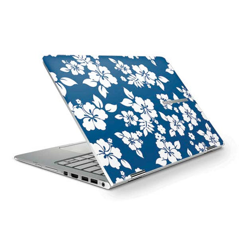 Blue and White HP Spectre Skin