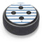 Blue and White Stripes Amazon Echo Dot Skin