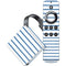 Blue and White Stripes Amazon Fire TV Skin
