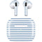 Blue and White Stripes Apple AirPods (3rd Gen 2021) Skin