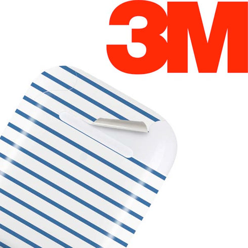 Blue and White Stripes Apple AirPods Skin