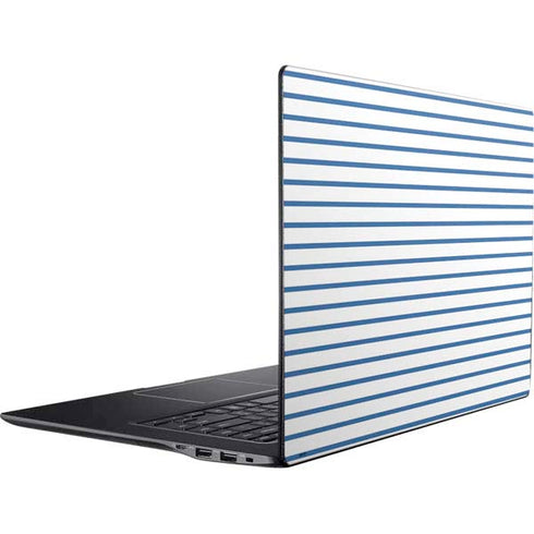 Blue and White Stripes Ativ Book 9 (15.6in 2014) Skin