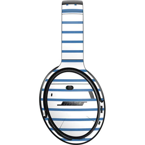 Blue and White Stripes Bose QuietComfort 35 Headphones Skin