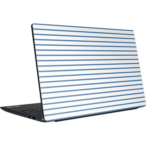 Blue and White Stripes Dell Vostro Skin