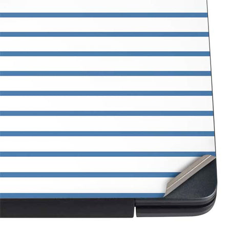 Blue and White Stripes Dell Vostro Skin