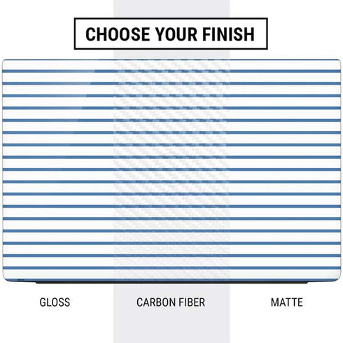 Blue and White Stripes Dell Vostro Skin