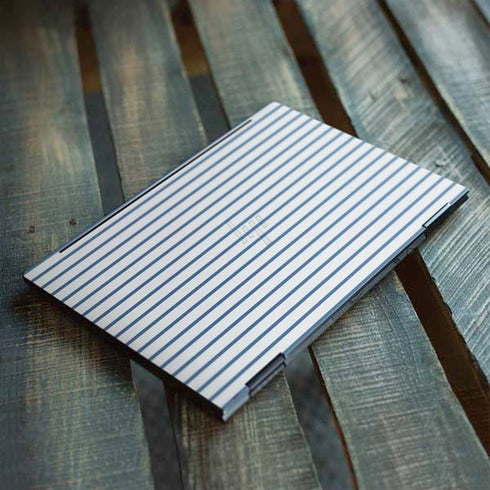 Blue and White Stripes HP Envy Skin