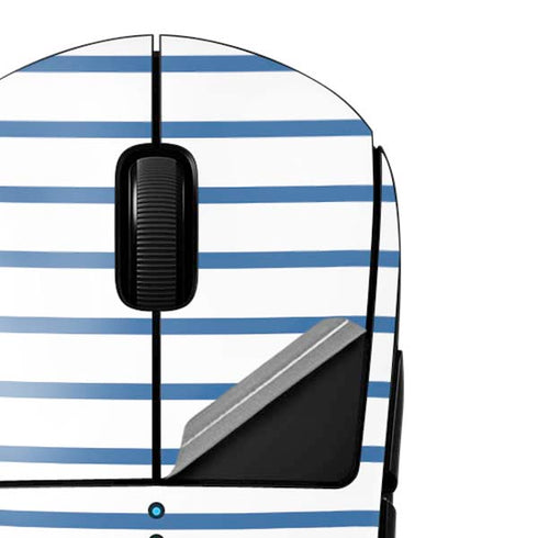 Blue and White Stripes G Pro Wireless Gaming Mouse Skin