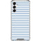 Blue and White Stripes Galaxy A14 5G Clear Case