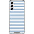 Blue and White Stripes Galaxy A14 5G Clear Case